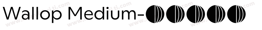 Wallop Medium字体转换
